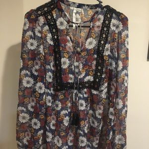 Lauren Conrad Sheer Blouse